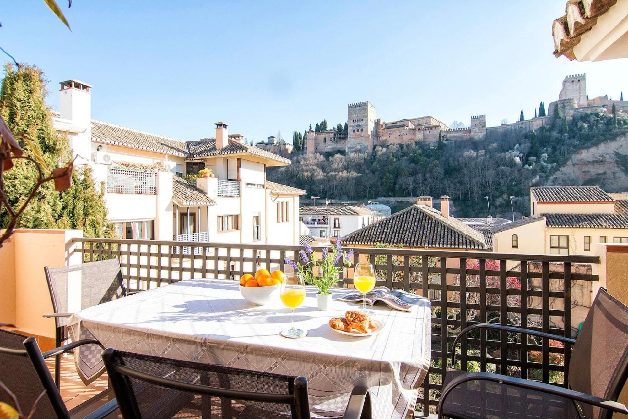 Chezmoihomes Alhambra Penthouse 2 Private Terraces Granada Exteriör bild